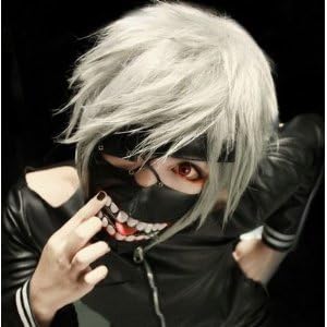 Amazon 圧倒的な光沢 東京喰種 マスク リアル 手入れ用具 セット ファスナー 眼帯付き コスプレ グッズ 衣装 金木研 カネキ トーキョー グール ゾンビ 悪魔 隻眼 エナメル クリスマス 変装 プレゼント コスプレ 仮装 通販