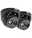 2-Pack of Lorex 8MP 4K IP Audio Turret/Dome Camera LNE8950A, 200ft IR Night Vision, Color Night Vision, Indoor/Outdoor