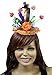 Needzo Ghost and Pumpkin Orange Sequins Witch Hat Halloween Headband