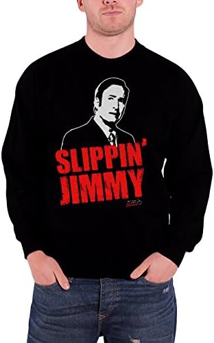Better Call Saul Sweatshirt Slippin Jimmy Official Mens Black