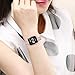 Joyozy Genuine Leather Bands Compatible with Fitbit Versa&Fitbit Versa 2 &Fitbit Versa SE&New Fitbit Versa Lite Smartwatch,Replacement for Accessories Fitness Strap Women Men(5.5