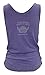 Harley-Davidson Women's Crossed Flag Shimmer V-Neck Tank Top, Purple Haze