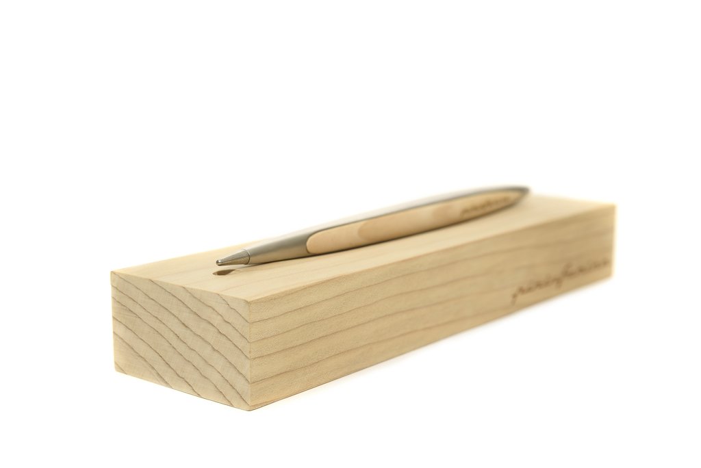 Napkin Forever "Pininfarina Cambiano Aluminium with Cedar Inkless Pen
