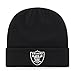 OTS NFL Oakland Raiders Men's Raised Cuff Knit Cap, Team Color, One Size