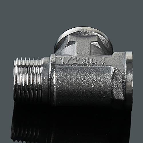 lehao397 3 Way Diverter Water Pipe Tee T Shape Adapter Connector for Angle Valve Hose, Bath Shower Arm Fittings,3#
