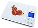 Ozeri Gourmet Digital Kitchen Scale in Tempered Glass - with Timer, Alarm and Temperature Display