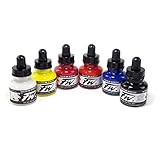 Daler-Rowney FW Acrylic Ink Bottle 6-Color Primary