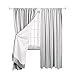 AmazonBasics Room Darkening Blackout Curtain Set with Tie Backs - 52