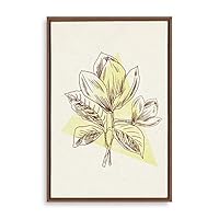 Framed Canvas Wall Art Modern Geometric Pattern Canvas Prints Home Artwork Decoration for Living Room,Bedroom - 16x24 inches