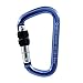 GM CLIMBING Screw Locking Carabiner D Shape Large Carabiner for Rock Climbing Arborist Rappel Hunter Hammock Slackline 22kN / 4900lbs CE Pack of 3