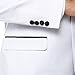 36R Zonettie Mens RENO White Black 2pc Slim Fit Shawl Tuxedo