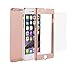 Iphone 6S Plus Case, Ultra Thin Full Body Coverage Protection Hard Slim Iphone Case with Tempered Glass Screen Protector for Apple Iphone