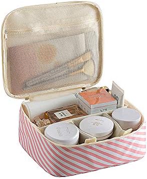 huici Travel Cosmetic Bag Toiletry Organizer Floral Makeup Pouch-Perfect for Your Cheerful Travel