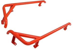 WRLWYRZR Nerf Bars Rock Sliders -Orange Side Step Tree Kickers | Fits 2014-2023 Polaris RZR 900 Trail, 900S, 1000S, 1000XP, T