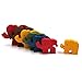 Wooden Colorful Elephant Puzzle for Toddlers by Pawoo Toys: Educational Jigsaw Montessori Size Sorting Toy