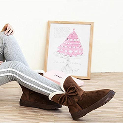 Kaimu Women's Short Tube Snow Cotton Boots Thicken Bottom Plus Velvet Warm Boots Snow Boots