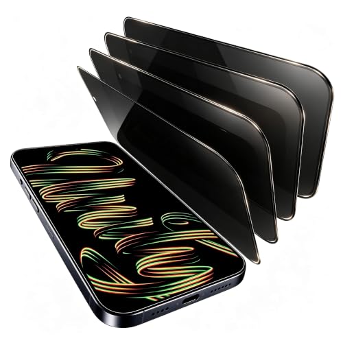 Heromiracle 4 Pack Privacy Screen Protector for iPhone 17 Pro Max at Amazon