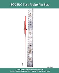BOCEUC Multimeter Leads, Insulated Test Probe