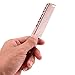 SKYPIA 1pcs Anti-static Stainless Steel Hair Combs Hair Styling Hairdressing Barbers Combs (Rose Gold)