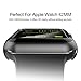 Apple Watch Series 3 Case, iVAPO Ultra Slim Lightweight Bumper Cover (2-Pack) Anti-Scratch Snap on PC Protective Shell for Apple Watch Series 3/Series 2 42mm-Black/Clear