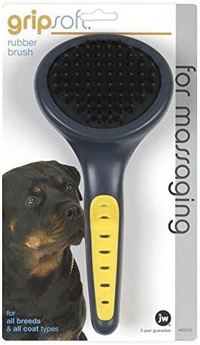 RubberBrush Dog Brush for Massaging