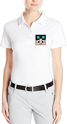 OKGOO Women's The Diamond Minecart DAN TDM Polo Shirt