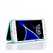 W7ETBEN Galaxy S7 Case,Hidden Back Mirror Wallet Case with Stand Feature and Card Holder for Samsung Galaxy S7 G930 (Teal)