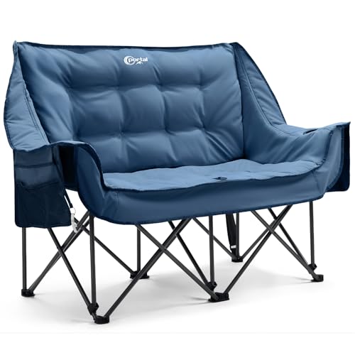 Portal Campingstuhl faltbar Campingsofa für 2 Personen 272kg belastbar