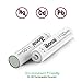 BONAI 1100mAh AAA Rechargeable Batteries 1.2V Ni-MH High-Capacity Batteries 8 Pack