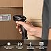 Wireless Barcode Scanner, 2-in-1 2.4GHz Wireless & USB 2.0 Wired USB Automatic Barcode Reader Handheld Bar Code Reader USB Rechargeable Bar Code Hand Scanner for Computer POS Laptop