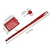 ID Badge Card Holder, Name Badge Holder with Lanyard, Neck Lanyard id Holder for Women Men, Coolrunner 2-Sided PU Leather Vertical Business Card Holder Vertical/Horizontal (2.8