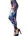 Pink Wind Ladies Sexy Galaxy Space Print Leggings Pant Stretch Tights (One Size, Galaxy 1)