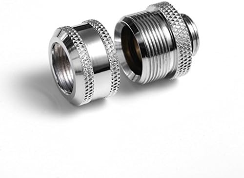Nhowe Water Cooling Compression Fittings For 14mm OD Rigid Acrylic Tubing Hose,4pcs