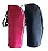 iSuperb® 2 Pack Baby Bottle Tote Bags Nursing Bottle Cooler Warmer Insulated Bag for Travel Stroller 3.1x3.1x9.5inch (Pure Color)
