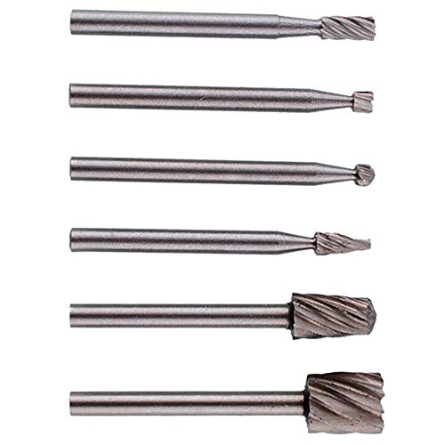 image for FIged Home Improvement Tools 6 Pcs HSS Routing Router Grinding Wood Mi