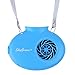SkyGenius Battery Operated Necklace Fan, Mini Portable USB Rechargeable Fan for Personal Cooling, Kids, Gift, Camping, Outdoor Event, Travel, Concerts, Church, Hot Flash (2200mAh Battery, Blue)