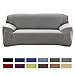 Bluecookies Stretch Arm Elastic Sofa Slipcover, Grey