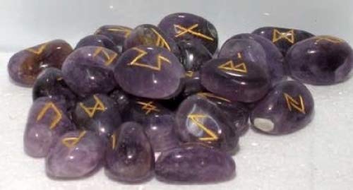 AzureGreen RRAME Amethyst Rune Set