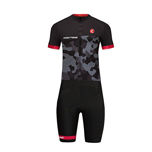 UGLY FROG 2019 Skinsuits Cycling Jersey Men Short Sleeve Suits Road Bike MTB Wear Outdoor Sports Bicycle Clothing Tight Breathable - Thumbnail 5