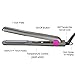Lanxim Professional Argan Oil Flat Iron 1 Inch Auto Shut Off Ceramic Tourmaline Hair Straightener Set with Travel Bag Hair Clips Glove Argan Oil Floating Plates No Hurting Hair Straightening iron