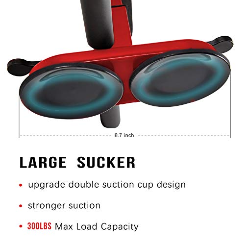 Flyfan-Sit-Up-Bar-Sit-Up-Assistant-Equipment-Portable-Adjustable-Sit-Ups-Foot-Holder-with-2-Suction-Cups-and-4-Positions-for-Abs-Home-Exercise