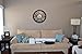 Westclox 36014 Color Panel Round Quartz Wall Clock, 18.5-Inch, Black