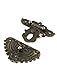 81mmx74.5mm Vintage Style Box Suitcase Catch Lock Hook Latch 2pcs