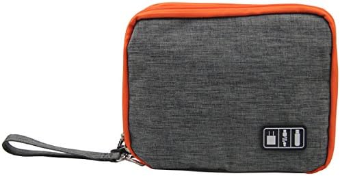 Cristining Dual Layer Travel Electronic Accessories Organizer Bag Carry On Case for Phones,USB Cables,Hard Drive,Power Bank