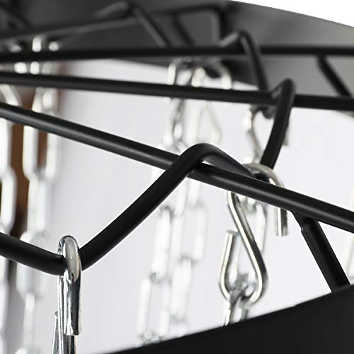 Disc Golf Basket Target 24 Chains, Frisbee Golf Practice Basket, Metal