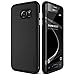 Galaxy S7 Edge Case, VRS Design [Single Fit][Phantom Black] - [Metallic Buttons][Non Slip][Slim Fit] For Samsung S7 Edge