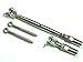 1/8 Cable Railing Kit. Tensioner Quick Installation Stainless Steel 316 Polished 1-Pack, Welded Fork Swageless 1-Pack, Eye Terminal with Wood Screw 2-Pack