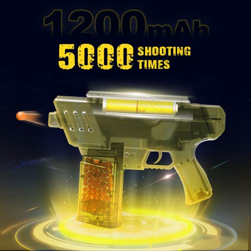 UnlocX Splatter Ball Gun Kit Powerful Fully Automatic Rechargeable 200fps Gel Ball Blaster