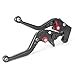 GZYF Short Brake Clutch Levers Pair for Yamaha 2002-2003 R1 / 1999-2004 R6 / 2001-2005 FZ1 for Fazer