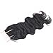 Beata Hair 130% Density Brazilian Body Wave Lace Closure 3 Part 100% Virgin Human Hair Closure with Bleached Knots